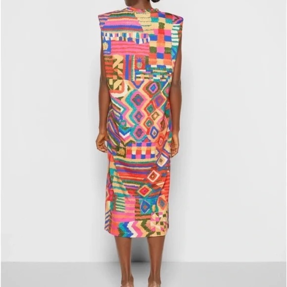 Farm Rio Summer Patches Dress